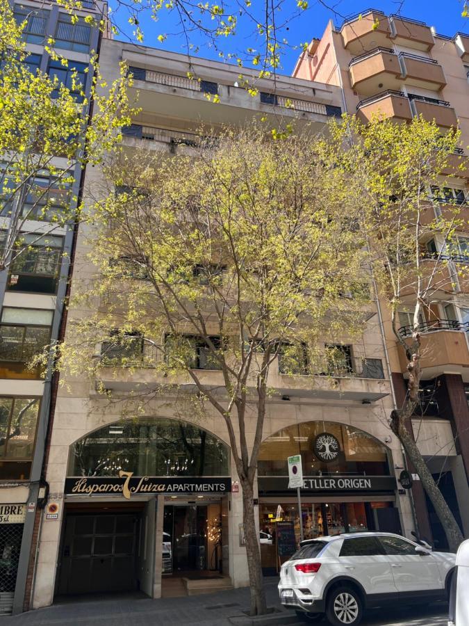 Apartaments-Hotel Hispanos 7 Suiza Barcelona Luaran gambar